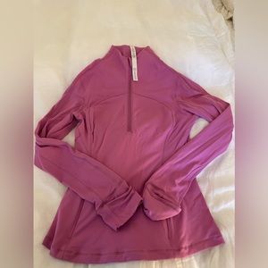 Run briskly 1/2 zip, size 8